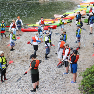 たけのスノーケルセンター ジオカヌー風景