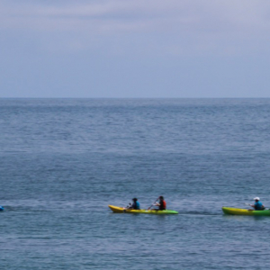たけのスノーケルセンター ジオカヌー風景